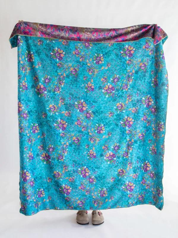Border Folk Garden Double Sided Blanket