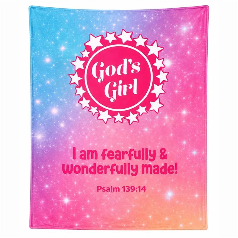 Blanket Kids God's Girl 50X60