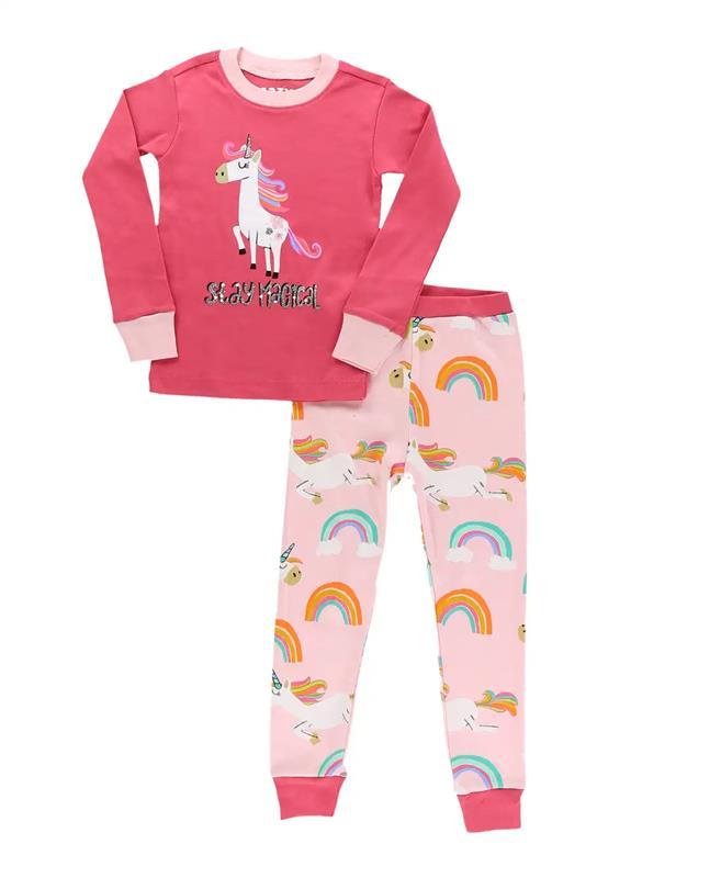 LazyOne Magical Unicorn 2T PJ Set