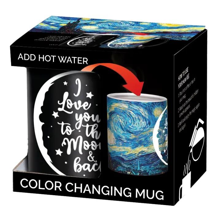 Love You To the Moon Color Changing Magic Mug
