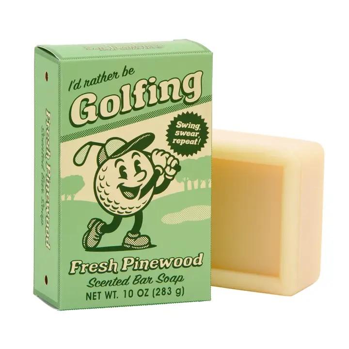 I'd Rather Be Golfing ~ Fresh Pinewood Soap