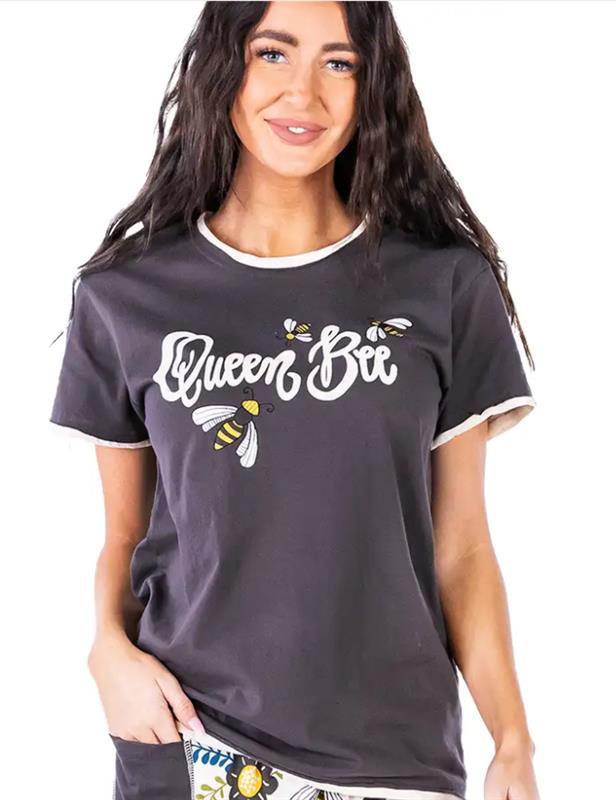 Queen Bee PJ Shirt M