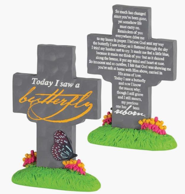 Saw a Butterfly Memory Cross