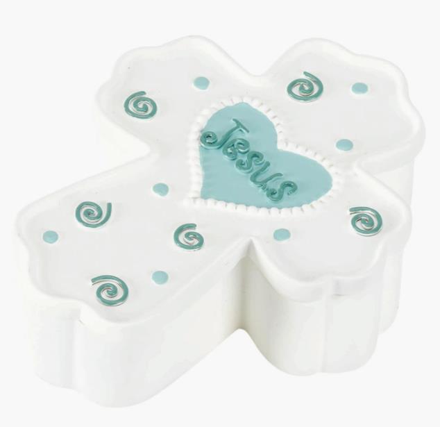 Blue Cross Keepsake Box