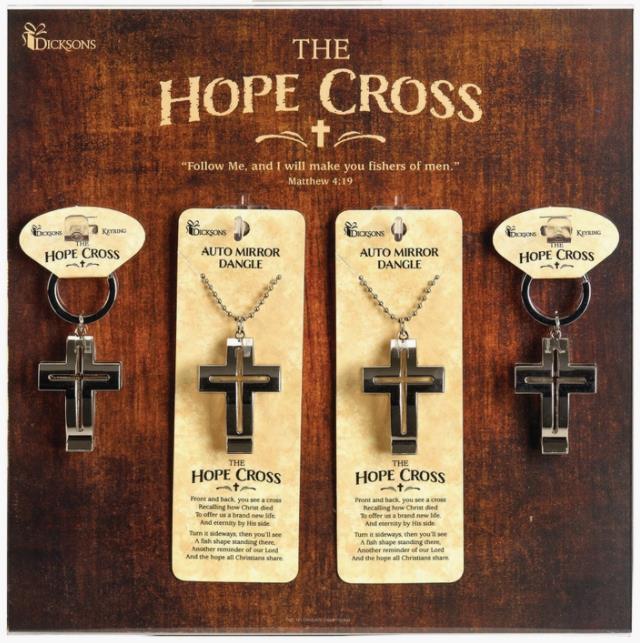 The Hope Cross Mirror Dangle