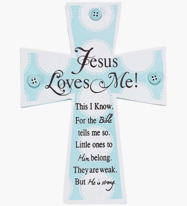 Jesus Loves Me This I Know Wall Cross