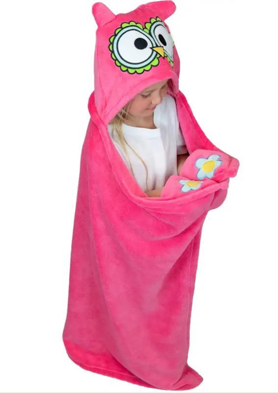 Owl Hooded Blanket