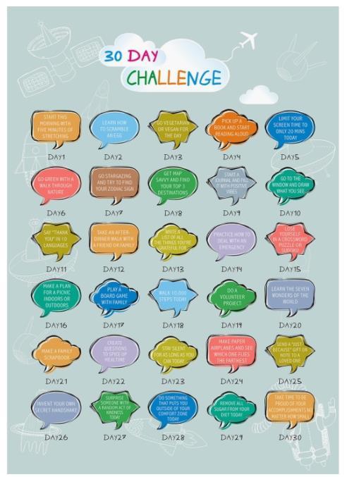 Things To Do 30 Day Challenge