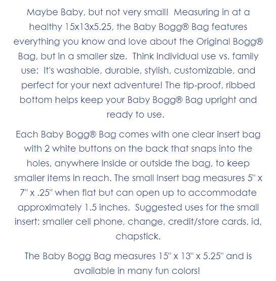 BLUE-eyed Baby Bogg Bag