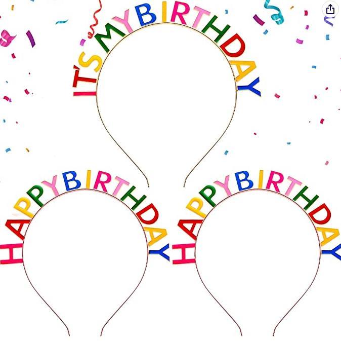 Colorful Birthday Headband