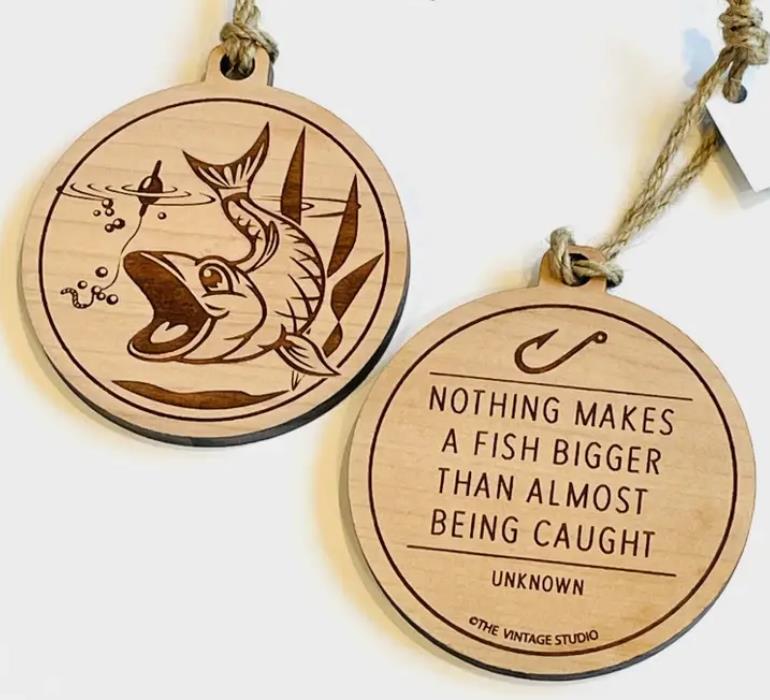Fishing Medallion Ornament