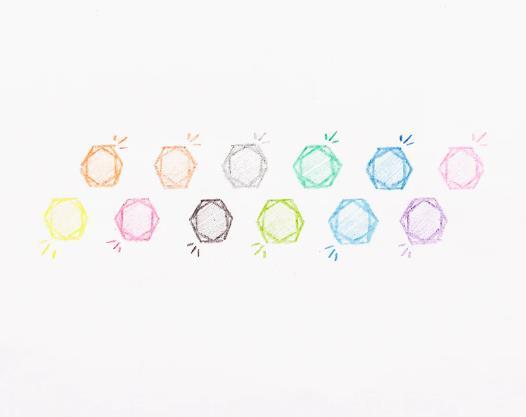 Charm to Charm Stacking Crayon Pen