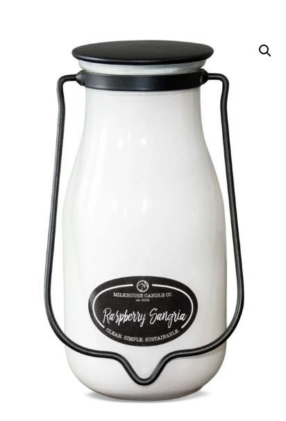 Raspberry Sangria 14oz Milkbottle Candle