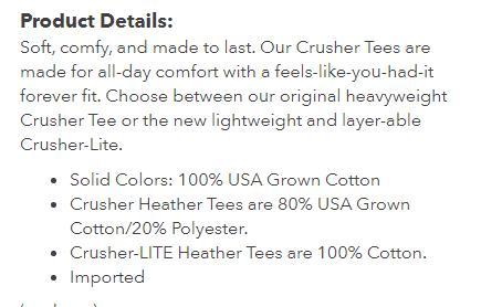 I Like Crafts Womens Crusher M