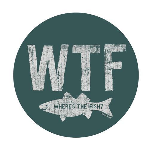 Wheres The Fish Sticker