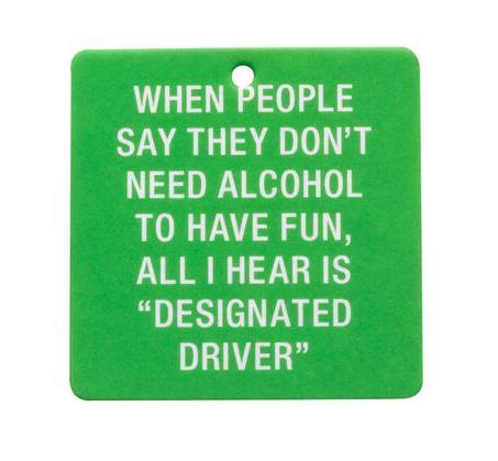 Designated Driver Air Freshner