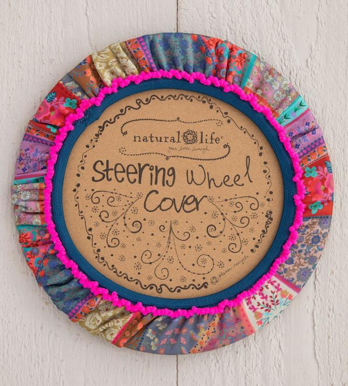 Steering Wheel Cover - Multi Patchwork