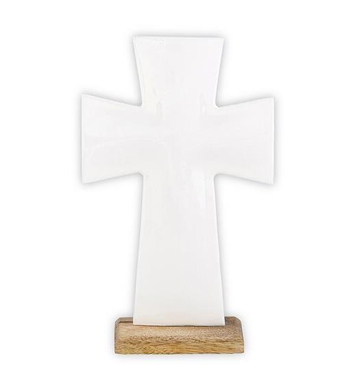 8" Enamel Cross