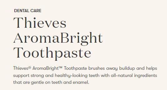 Thieves 4oz Toothpaste