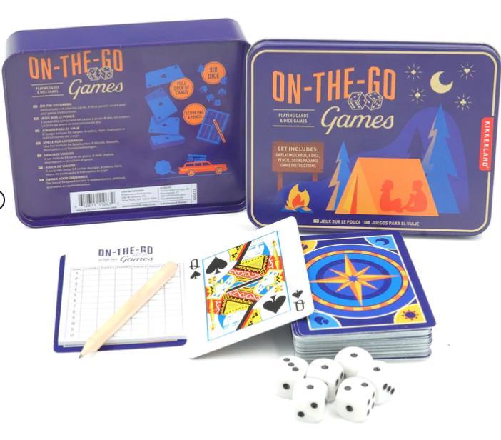 On The Go Games Tin Set
