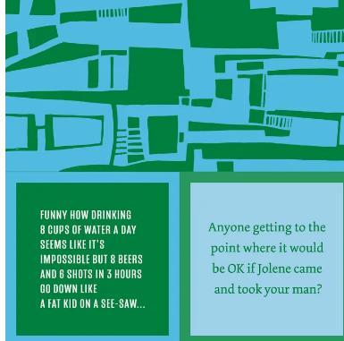 8 Cups Water/Jolene Bev Napkin