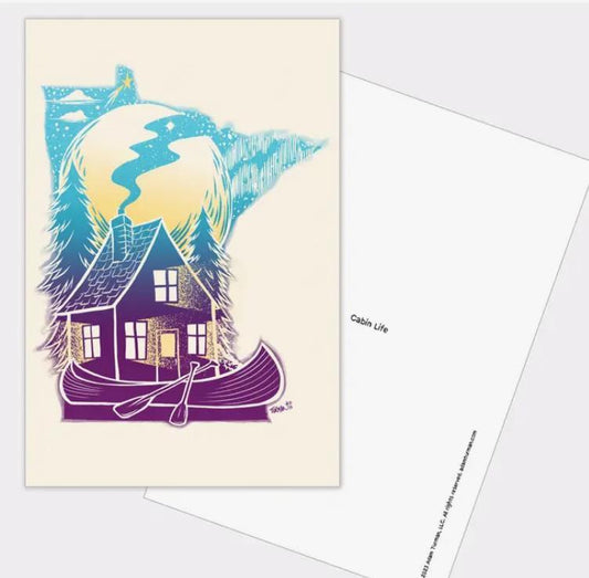 Cabin Life Postcard