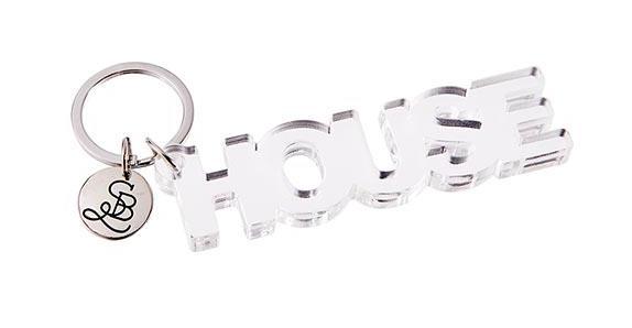 House Acrylic Key Chain