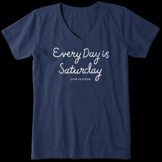 Every Day is Saturday Crusher Tee M