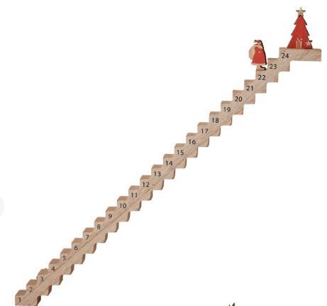 Traveling Santa Staircase