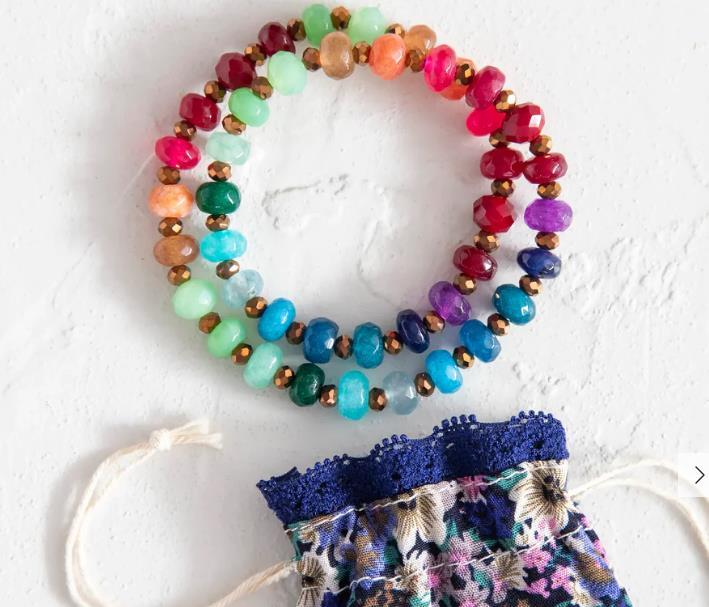 Rainbow Stone Bracelet/Shoker