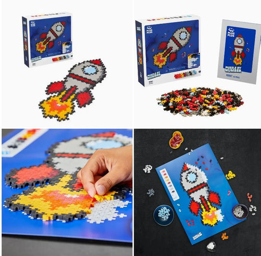 Rocket Puzzle By Number