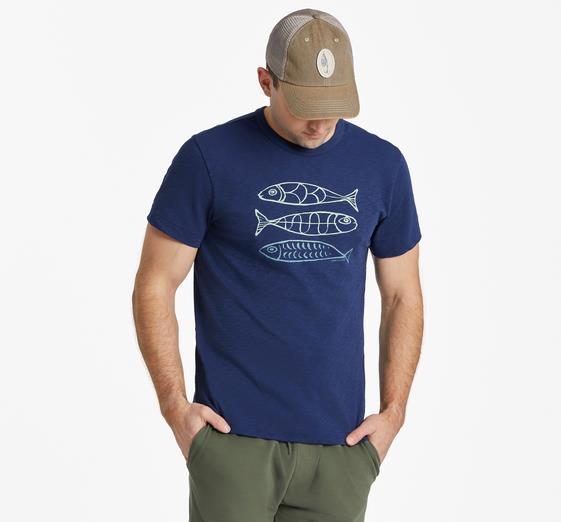 Three Magic Fish Oversize Tee M