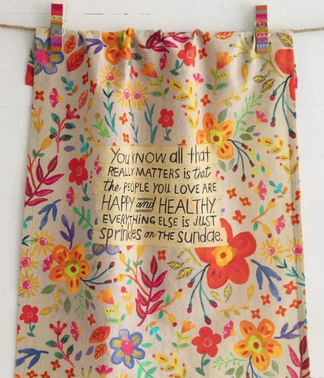 Sprinkles on Sunday Dish Towel