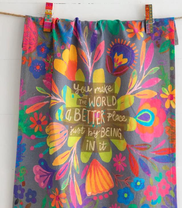 Make The World Better Dish Towel