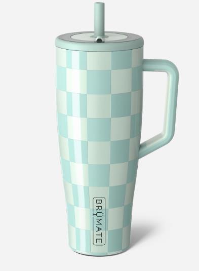 Seafoam Checker Era 40oz