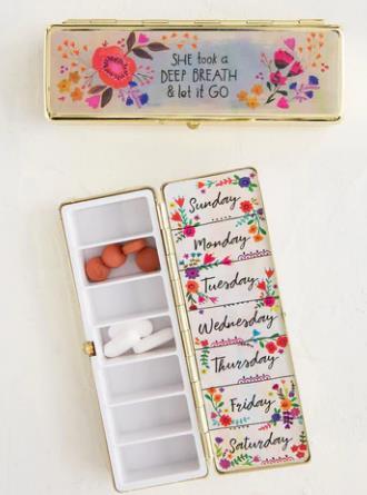 Took A Deep Breath Weekly Pill Case
