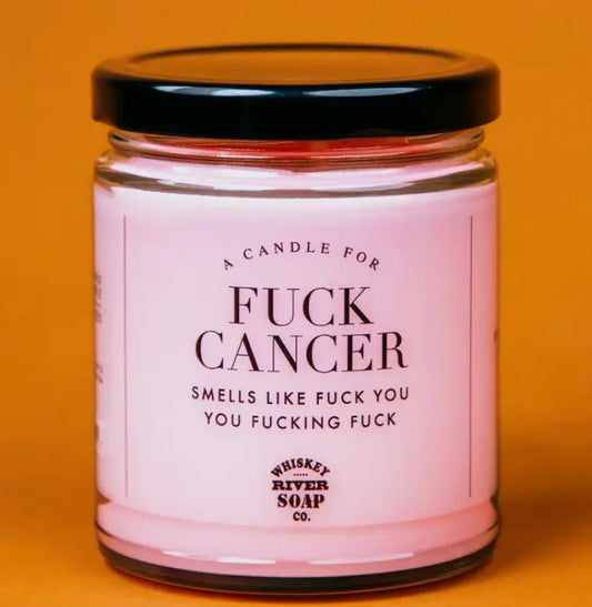 F*ck Cancer Candle