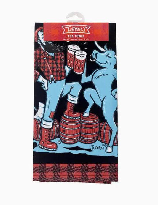 Paul & Babe Cheers Dish Towel