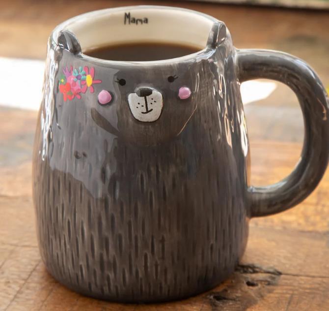 Mama Bear Folk Art Mug