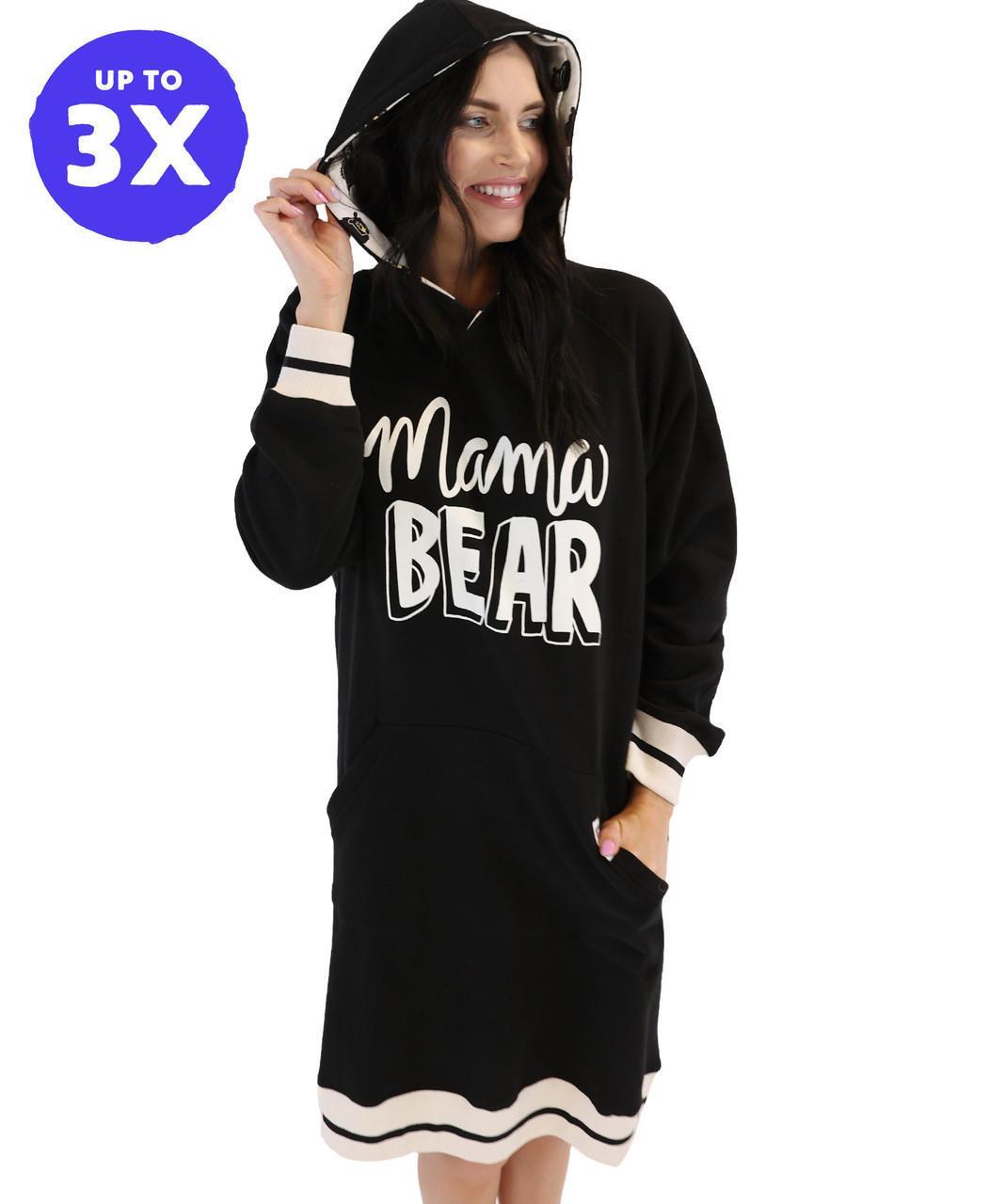 Mama Bear Sleep Hoodie 2XL/3XL