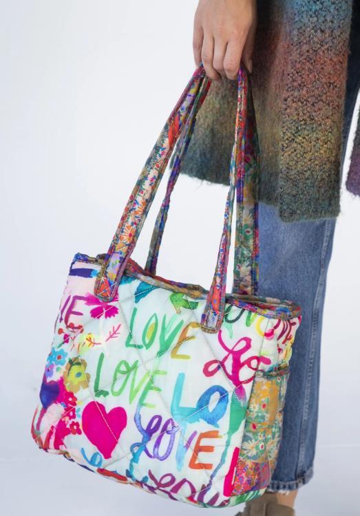 Quilted Love Reversible Tote