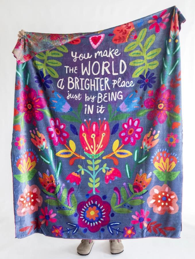 World Brighter Reversible Blanket