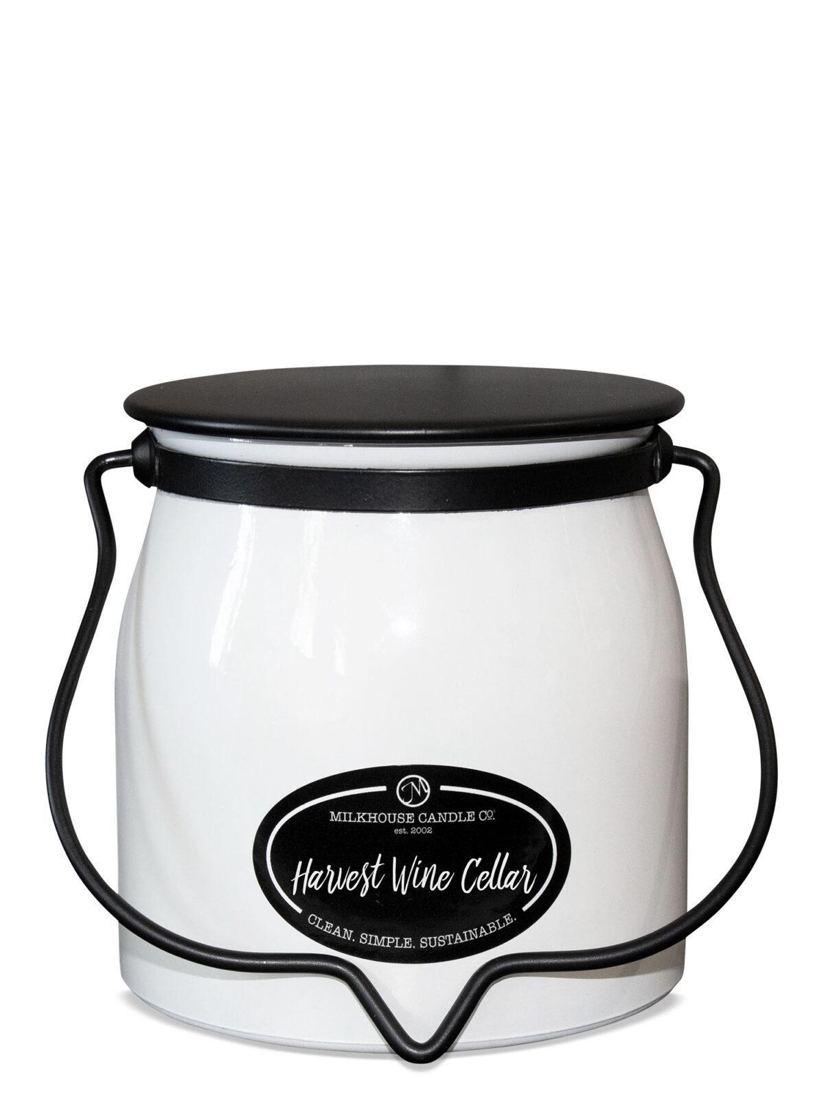 Harvest Wine Cellar Butter Jar Candle
