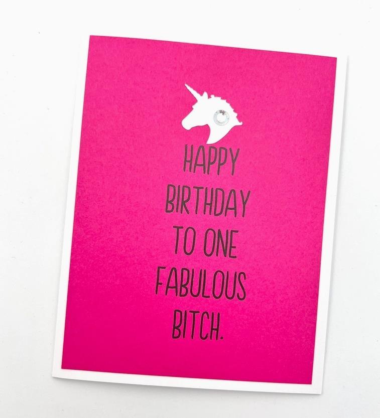 One Fabulous Bitch Card