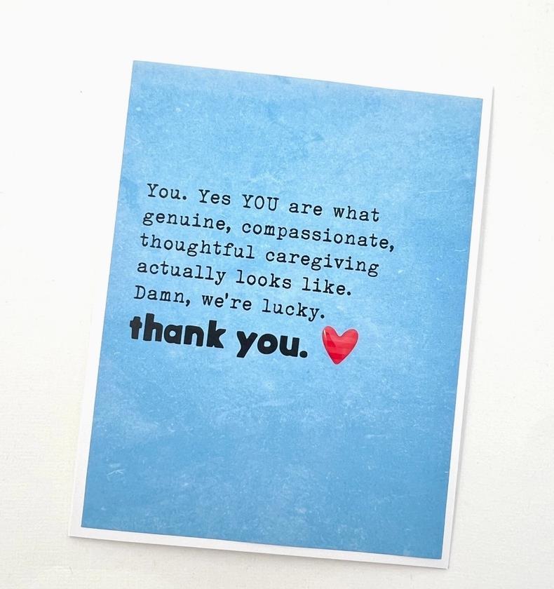 Thank You Genuine Card