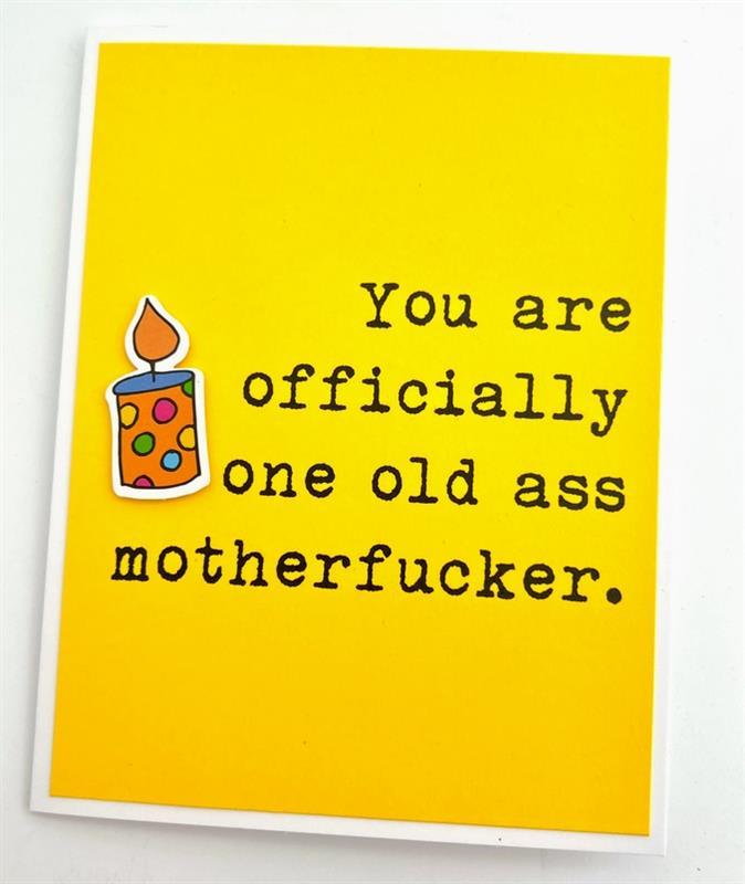Officially Old Card