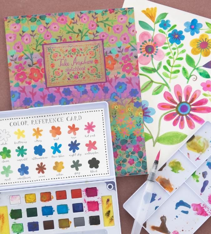 Travel Water Color & Sketch Book