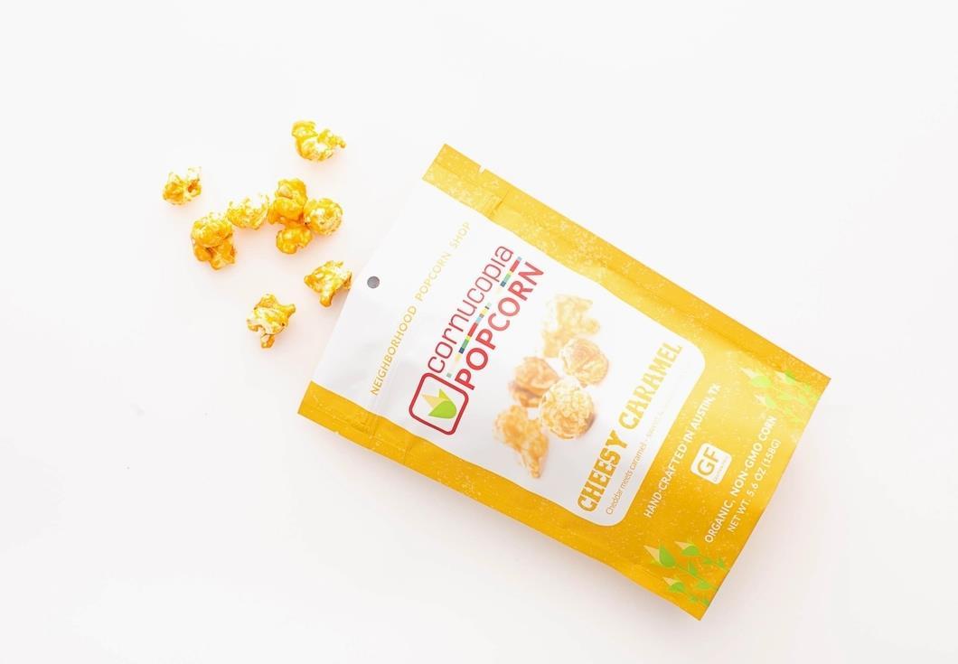 Cheesy Caramel Popcorn