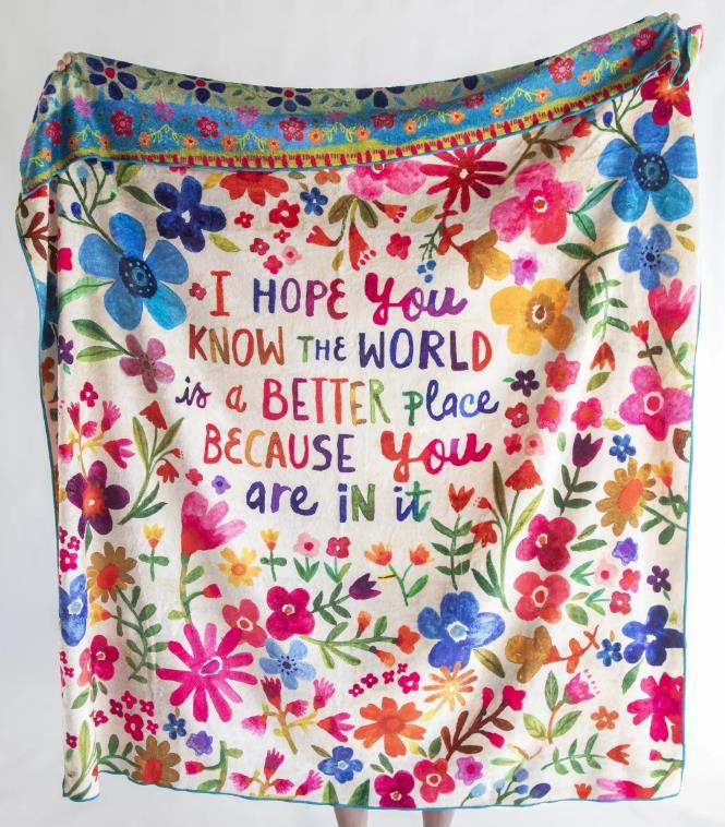World Better Place Double Sided Blanket
