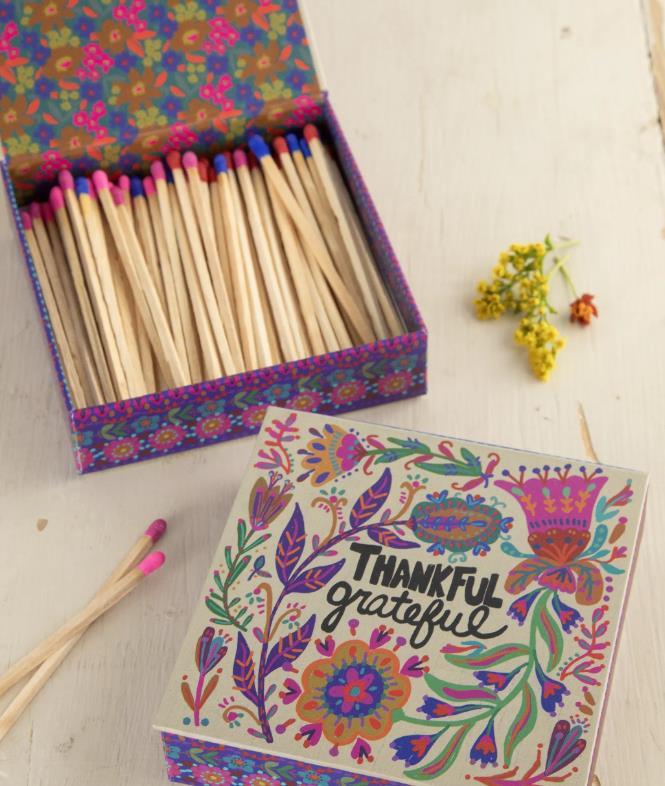 Thankful Grateful Match Box